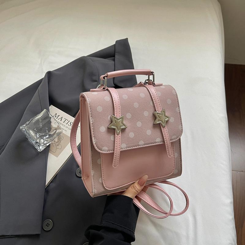 Schoolbag1011 Summer New Fashion Casual Women's Bag Texture Simple Personality Backpack Niche Foreign Style Backpack Women