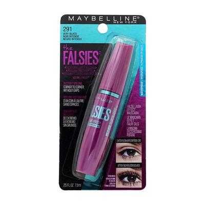 The Falsies Volum Express Waterproof Mascara 291 Very Black, 0.25 Fl Oz