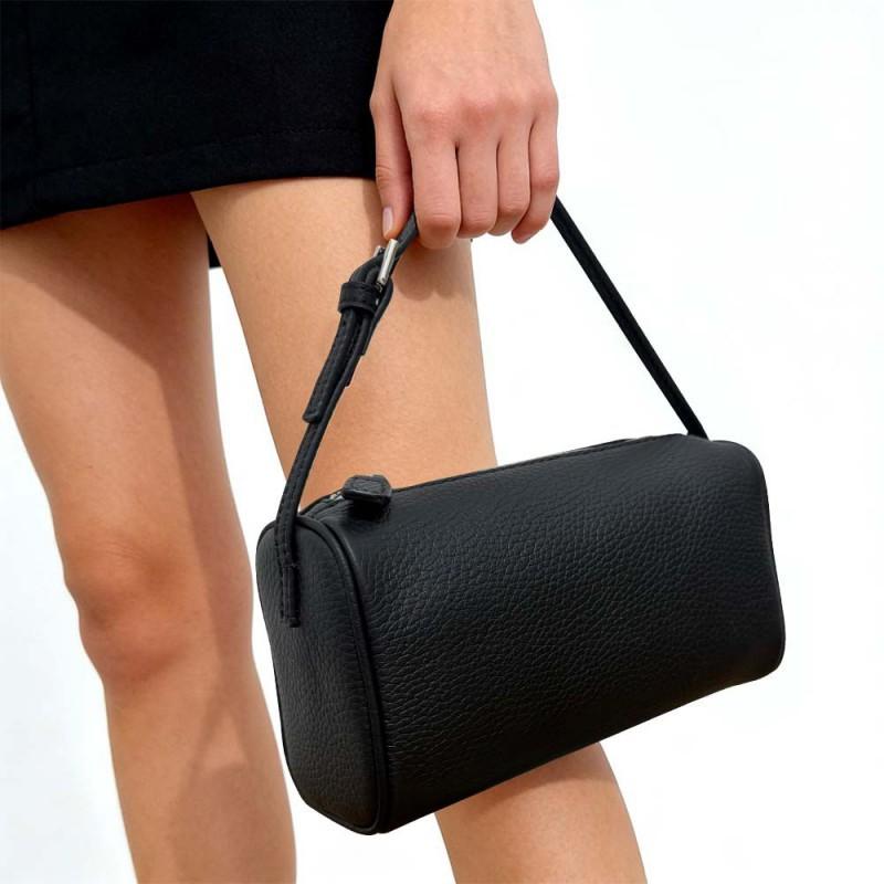 Borsa da Donna 2026 in Vera Pelle Cuoio Strato Superiore Porta Penne Versatile di Alta Gamma Portatile a Tracolla