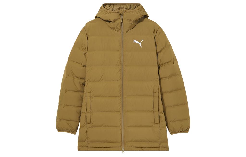 PUMA Jackets Men's Brown Hooded Moderate Other 586371-61