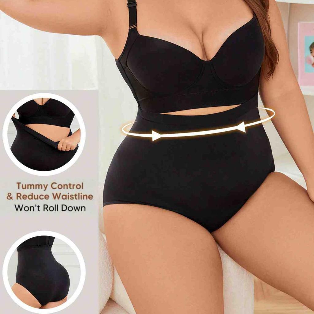 Women's High Waist Tummy Control Slimming Shapewear Panties – Plus Size Hip Lift Body Shaper