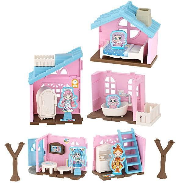 

BANDAI Hirogaru Sky! PreCure Sky-Blue Roof House [Complete Set of 5] *Not sold in a box.