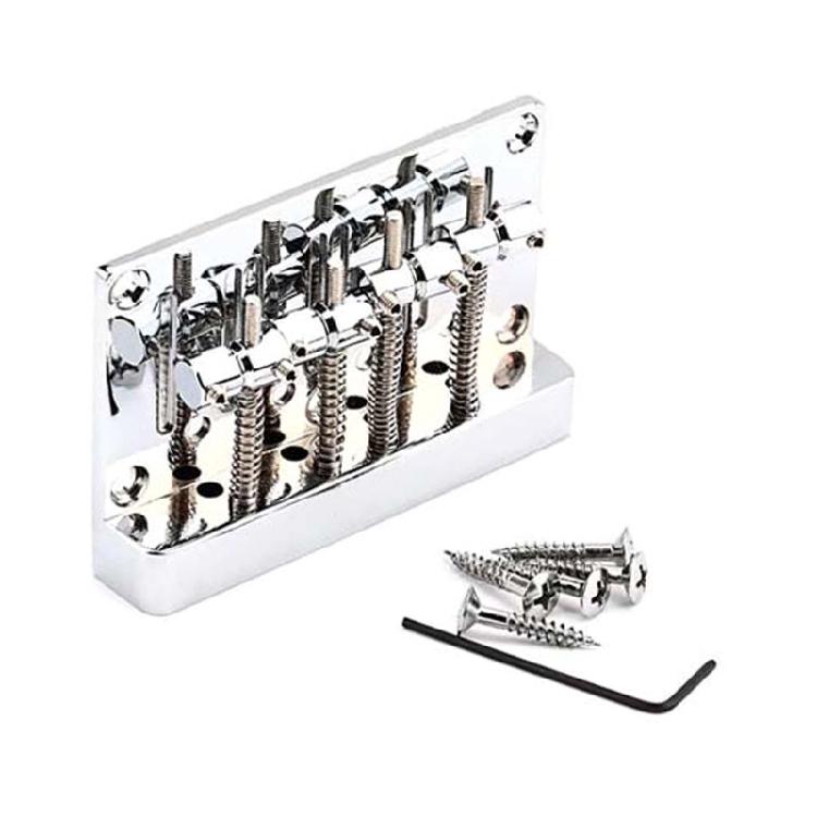4 String Top Load Hardtail Bass Guitar Bridge Vintage A Style Bass Bridge