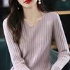 Sweater Women Autumn Winter Women Sweaters Fashion V-neck Cashmere Sweater Women Knitted Sweater Pullover Tops