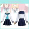 Elegant Polyester Cosplay Costume For Anime Fans Ideal For Summer Conventions