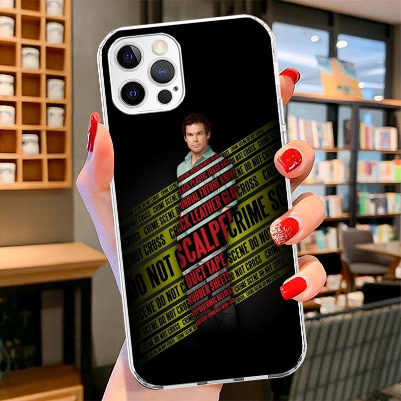 

TV Show Dexter Morgan Cover Phone Case For iPhone 16 17 Air 15 14 Pro Max 16E Phone Case 13 Mini 12 11 7 SE 8 Print Pattern Fit iPhone 13 Pro Max