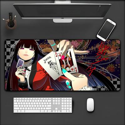 Kakegurui Jabami Yumeko Anime Anti-Slip Speed Version Game Computer Keyboard Office Table Mat Gaming Mouse Pad