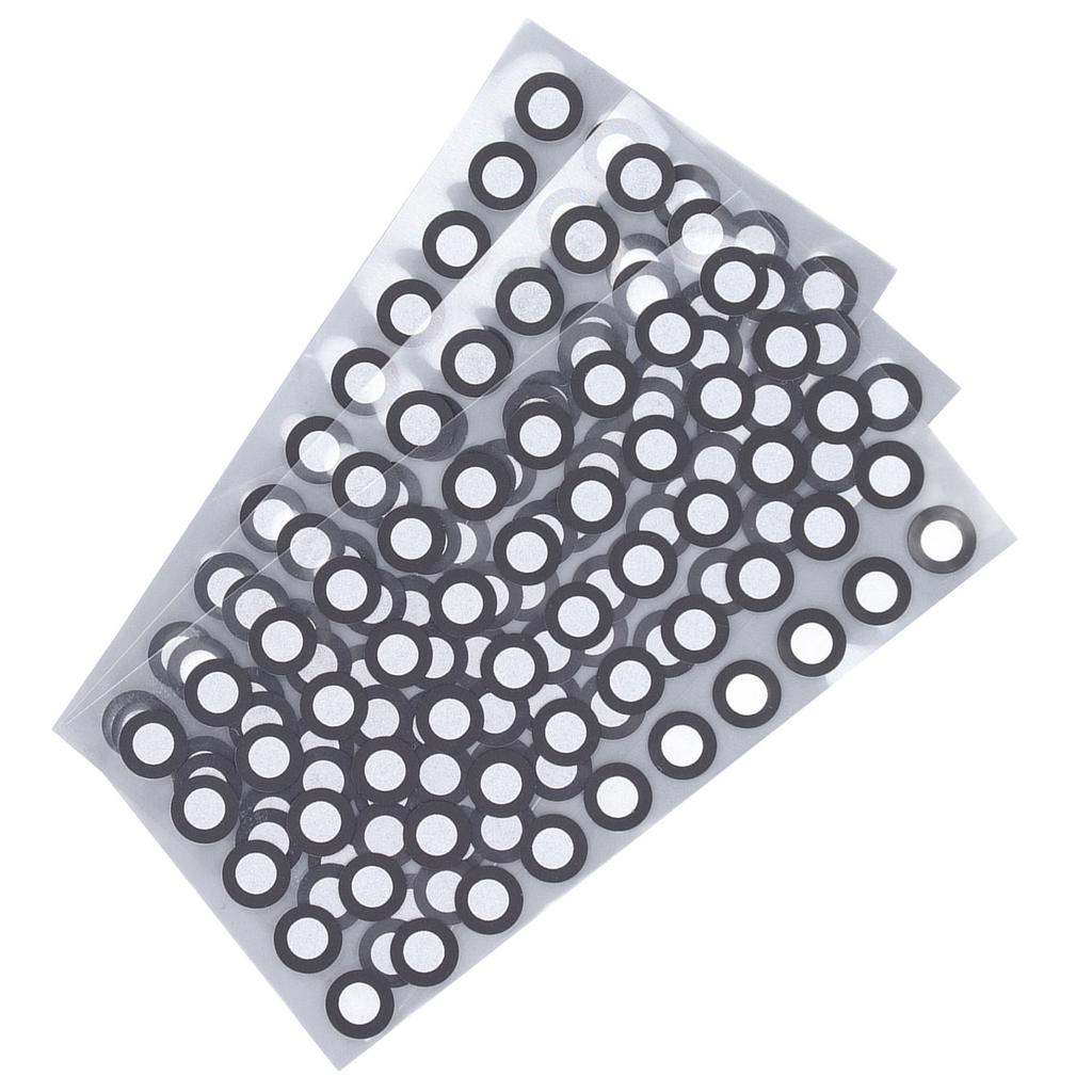 150Pcs 3D Scanning Reference Point Markers Diffuse Reflection Accurate Tracking Scanner Supplies ID 6mm OD 10mm 3 Sheet