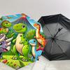 1pc Dinosaur Adventure Scene Umbrella with Plastic Handle,Suitable for All Seasons Home Travel Outdoor UmbrellaDD1564