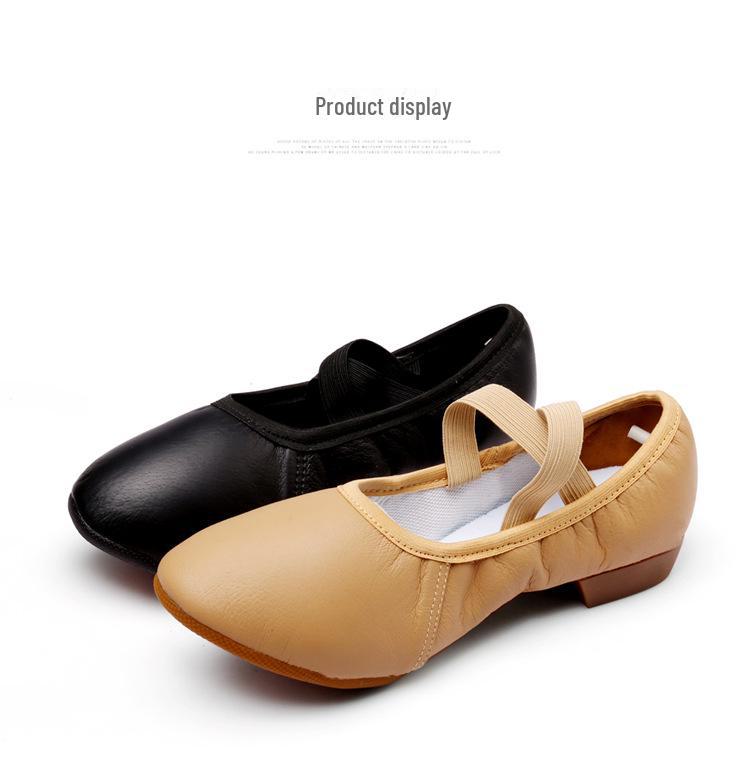 Women's Soft Bottom Pigskin Ballet Shoes - New Style for Classical Dance Training