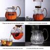 Heat-Resistant Borosilicate Glass Teapot Set with Infuser - Perfect for Brewing Tea, Gift Box Included
