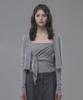 Mausolleum Nina Cardigan Top Set - Melange Gray