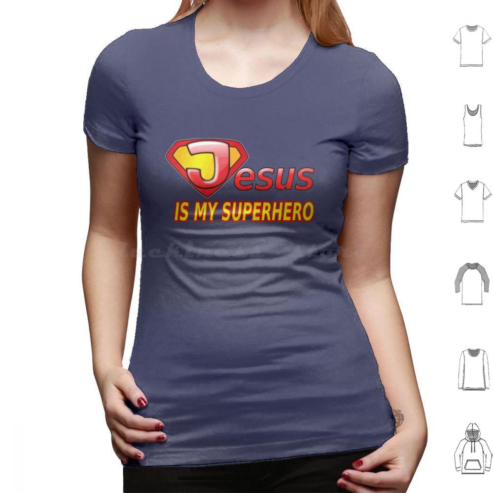 Jesus Ist Mein Superheld T-Shirt Baumwolle Herren Damen DIY Druck Jesus Ist Mein Superheld Jesus Christus Lustig Christlich Jesus Ist Mein