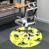 1pc Pineapple Orca Office Round Area Rug,  Mat Suitable ForOffice, Under Office Chairs Bedroom Living Room Home Decor, Room Deco