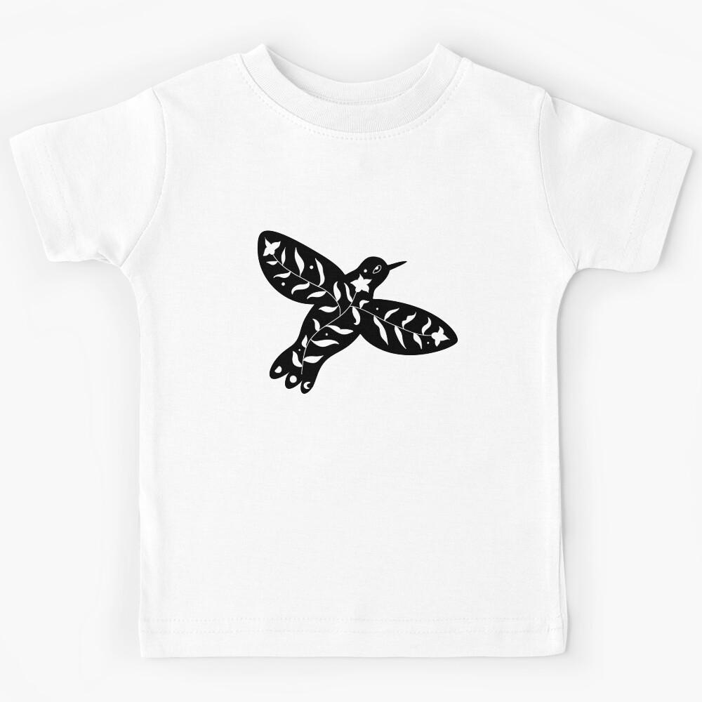 fly brid flowers Kids T-Shirt 130