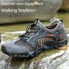 Men Mountain Trekking Sneakers Summer Women Mesh Breathable Male Outdoor Hiking Wading Shoes Quick-dry Trainers Beach Sandals