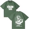Anime Vinland Saga Thorfinn Karlsefni T Shirt Unisex Women Funny Tee Summer Casual Cotton Oversized Short Sleeve Tshirts Streetwear