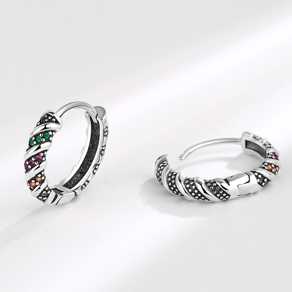 Tancise 925 Sterling Silver Zircon Earrings Drop Earrings For Women Wedding Party Gifts