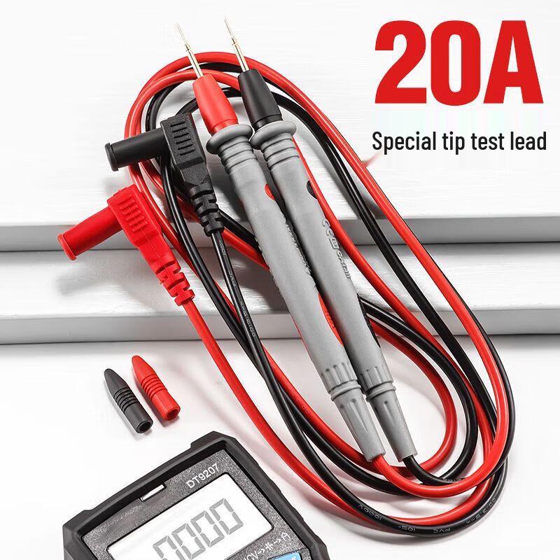 Universal 20A Multimeter Test Leads with Extra Sharp Tips (CN version)