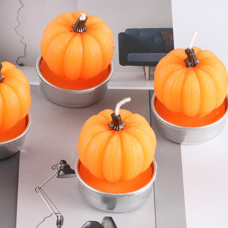 Holiday Gifts, Christmas Ghost Festival Party Supplies, Funny Candles, Pumpkin Small Candles, Halloween Plastic Arts Candles