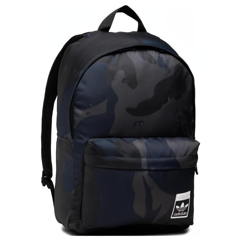 Adidas Originals Fashion Trend Fabric Backpack Unisex Backpack Navy-Blue H34627