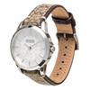 Coach Ladies' Classic Signature Wristwatch White Dial Brown Leather Strap 14501525