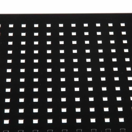 Fuji Boeki Kitchen Cart, 3-Tier, 40cm Wide X 32cm Deep X 74.5cm High, Black, Steel, with Casters, Assembly Required, 93396