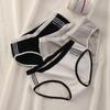 3Pcs/Set Solid Color Women Cotton Panties Mid Waist Women Briefs Lingerie  Sports Lingerie Use