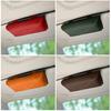 Car Sunglasses Holder Universal Suede Multi-function Glasses Clip Bill Clip Auto Accessories Glasses Case