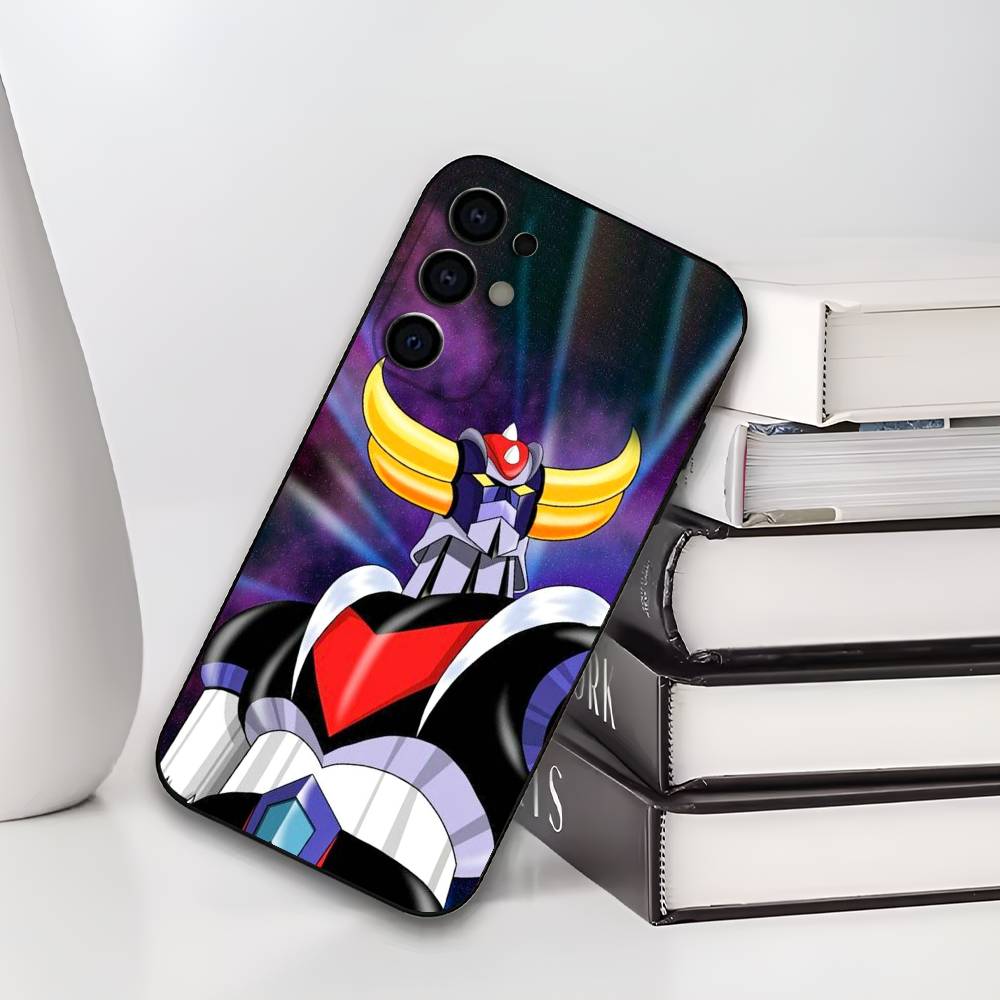 

Soft Silicone Black Cover UFO R-Robot G-Goldorak Phone Case Compatible with Samsung S25 S24 S21 S22 S23 S30 Ultra S20 plus Samsung S26Plus