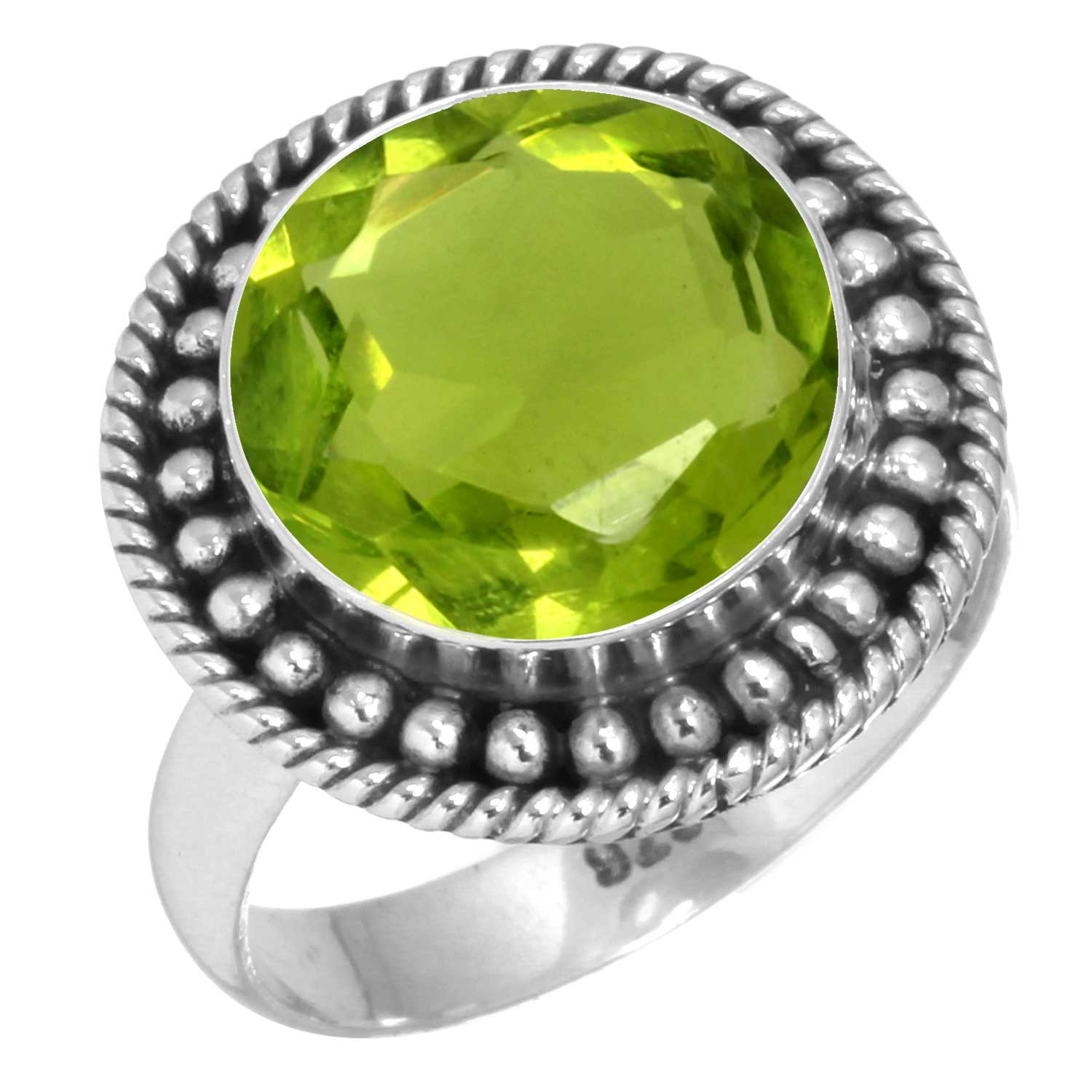 

925 Sterling Silver Ring Women Gemstone Handmade Jewelry Valentine s Day Gift Amethyst Sapphire Blue Topaz Citrine Emerald Iolite Peridot Ruby 12 перидот