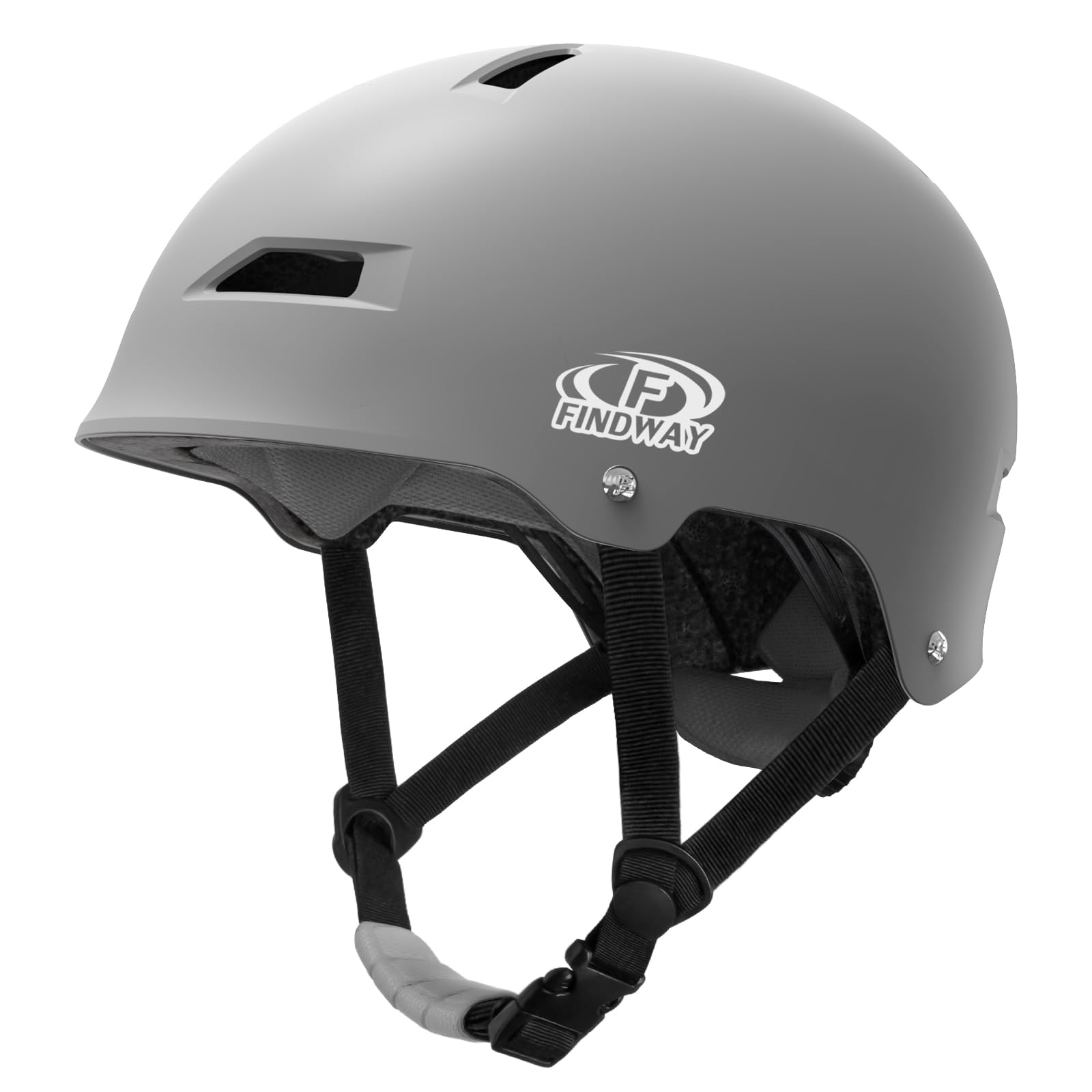 

Findway Bicycle Helmet for Kids and Bicycle Sports and CE Safety with Two Sets of Protective Helmet for and for and Men Adults, Helmet, CPSC, ASTM, серый