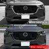 For mazda CX-60 CX60 CX-80 CX80 CX-90 CX90   2024 2025 ABS black Front Fog Lights Cover Head Headlights Lamp Stickers