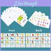 Wooden Childrens Educational English Word Building Blocks For Parent Child Interactive Play