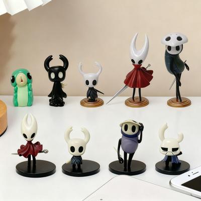 1/2/3/4/6/9Pcs PVC Game Character Figure Game Inspired Knight Figurine Statue Home Office Desktop Decoration Ornament Game Fans Collectibles Gift