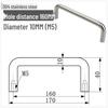 Solid 304 Stainless Steel U-Shaped Cabinet Handle