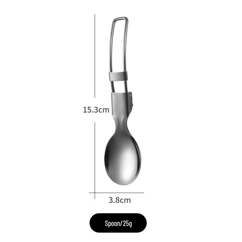 

Suiyuan Outdoor Portable Folding Spoon One Size