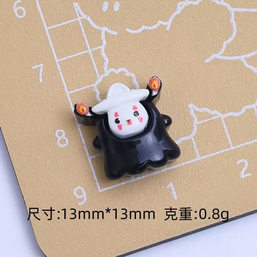 20Pcs New Cute Resin Cartoon Halloween Ghost Series Flat Back Scrapbooking DIY Jewelry Craft Decoration Accessorie