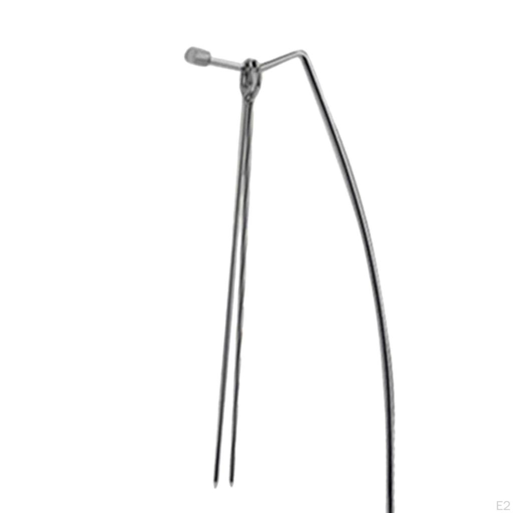 s, , Stainless Steel Rods, Reusable Grilling Skewers Set, for Meat,