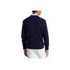 Polo Ralph Lauren FW22 Solid Logo Embroidered Cable Knit Cashmere Sweater Men sweater Navy 710876762-002