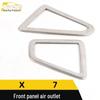 Stainless Steel Air Outlet Decorative Ring for Hanteng X7 Center Console