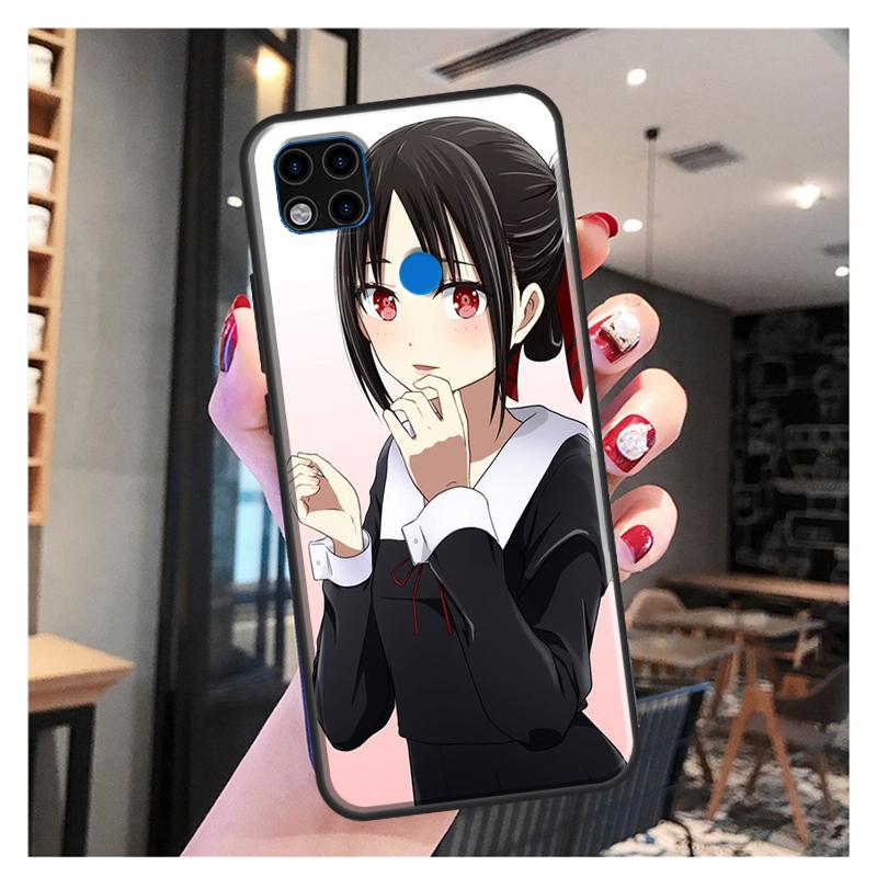 Anime Kaguya Sama Case For Xiaomi Redmi Note 10 Pro Note 9 Pro Note 11 Pro 8T 9S 10S 10 9A 9T 9C Cover Case