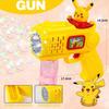 New Hot Stitch Electric Bubble Gun Toy Bubbles Machine Automatic Soap Blower With Light Outdoor Game Boys And Girls Gift
