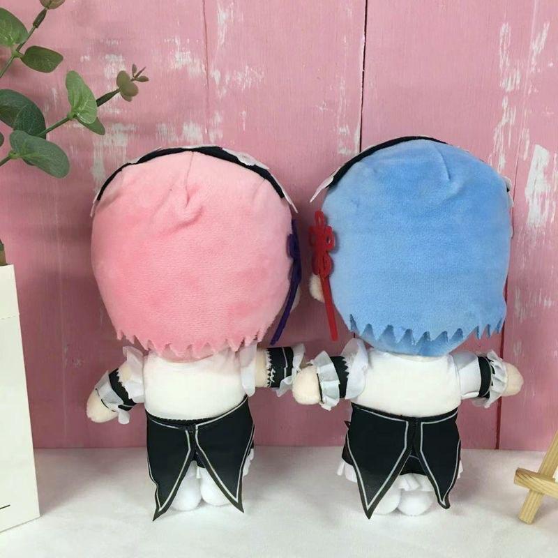 Anime Re:Zero Starting Life In Another World Rem Plush Dolls 20Cm Plush Toys Cute Soft Ram Stuffed Pillow Dolls Birthday Gift