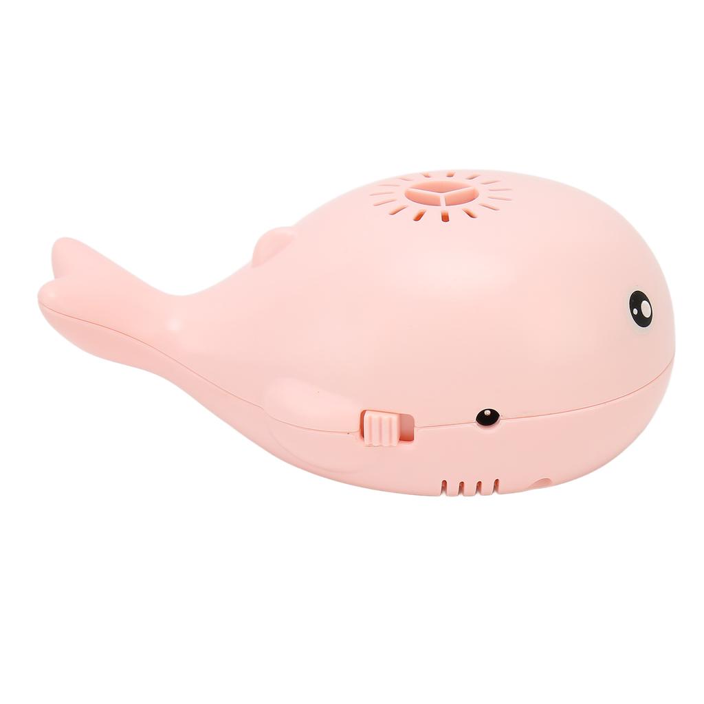 Whale Floating   Toy Cartoon   USB   Bladeless Safe   Electric Blowing Floating   Toy for Baby