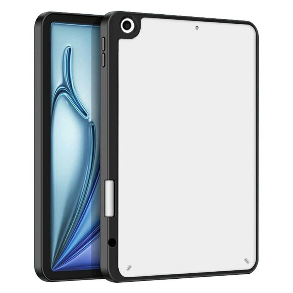 Tablet Case For iPad 10.2 (2021)/(2020)/(2019),Acrylic+PC Matte Cover with Pencil Holder
