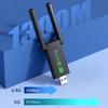 1300Mbps USB Adapter WiFi 6 Bluetooth 5.3 Network Card Dual Band 2.4G/5GHz Driver Free Wireless Receiver for Desktop Laptop PC