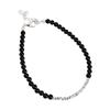 Black Agate Fragmented Necklace Fragmented Pairs of Bracelets Sparkling Handmade Beaded Accessories