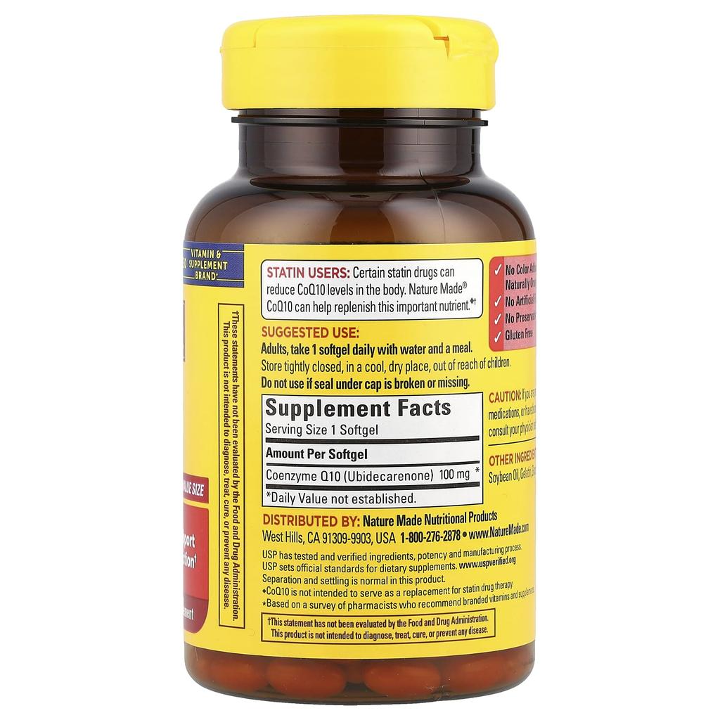 Coq10, 100Mg, 72 Softgels