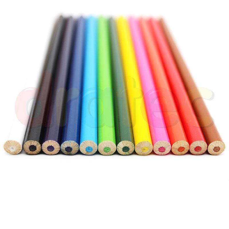 In Stock: 12-Color Oil-Based Colored Pencil Set for Kids & Students - Ideal for Sketching, Doodling & Hand-Painted Art